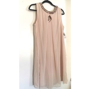 Blushy cocktail dress